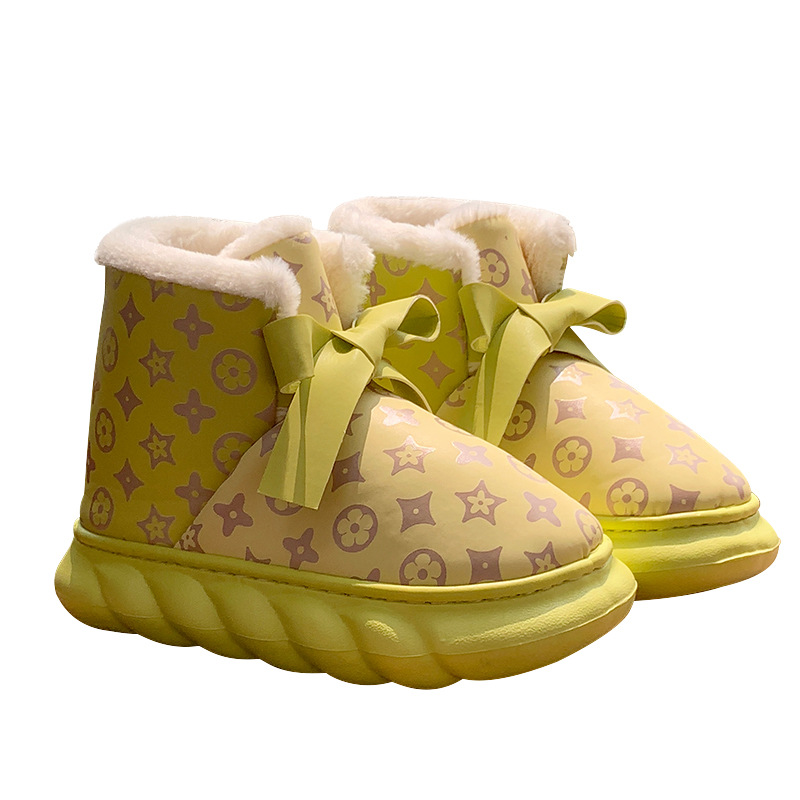 2025 Fashionabl, versatile warm high - top snow boots and cotton shoes for women They are suitable for wearing outdoors in autumn and winterwaterproof