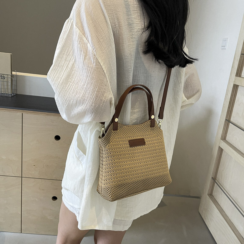 Luxury Brand Designer Bag Women's Fashion Striped Woven Small Bag Summer New Handbag Luxury bag Tote Bag Elegant Commuter Crossbody Bag