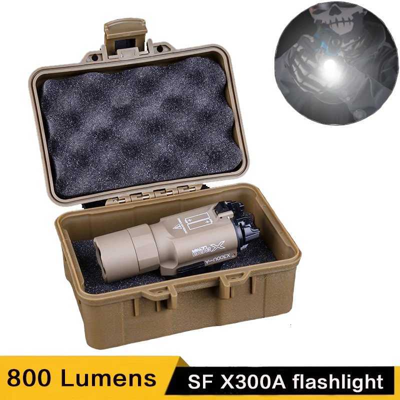 Tactical Surefire SF X300A flashlight.Reconnaissance Light Pistol.Air gun flashlight.Light Weapon Torch W250722