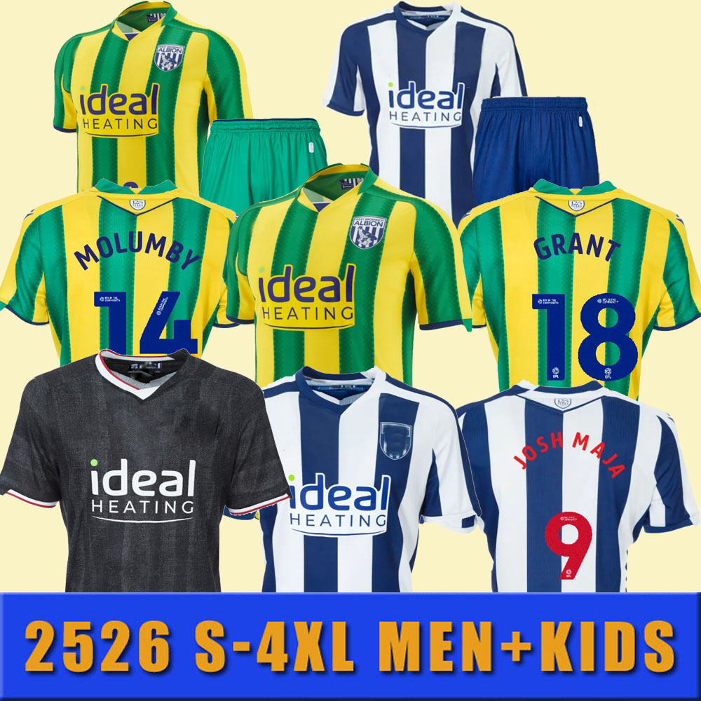 2025 2026 S-4XL west Brom 125th anniversary Soccer Jerseys Sweatshirt MOLUMBY DIKE BRUNT ASANTE Albions football shirt Men Kids kit uniforms WALLACE PHILLIPS