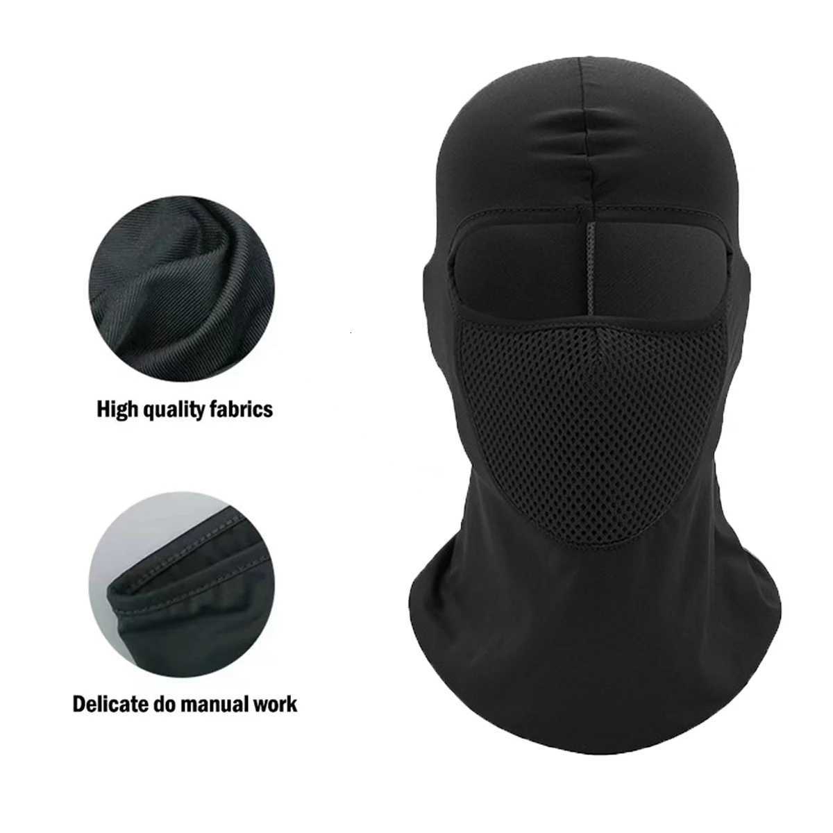 Outdoor Balaclava Hood Motorcycle Bandana Cycling Hunting Hat UV Protection Face Masks Helmet Liner Z250725