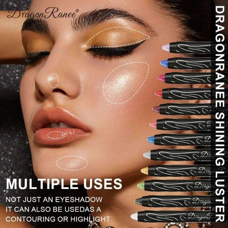 Waterproof Pearlescent Eyeliner Pencil Lasting Glitter Matte Nude Eye Shadow Makeup Pigment Silkworm Eyeshadow Pen