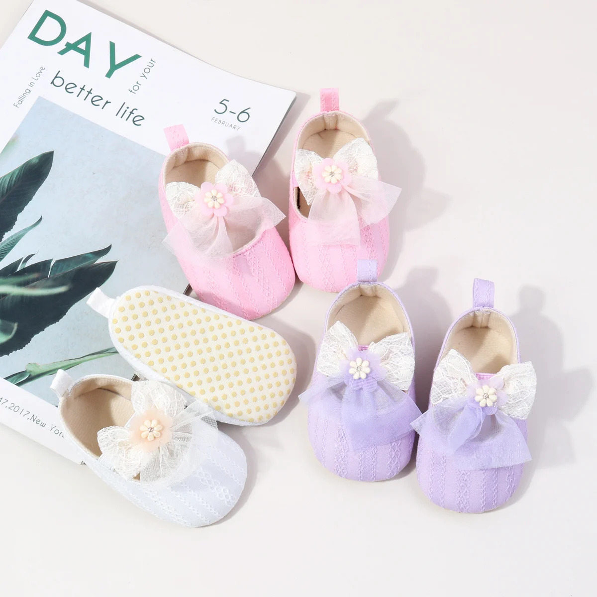 n Baby Girls First Walking Beautiful Toddler Shoes With Comfortable Sole born Prewalking For 018M 250725