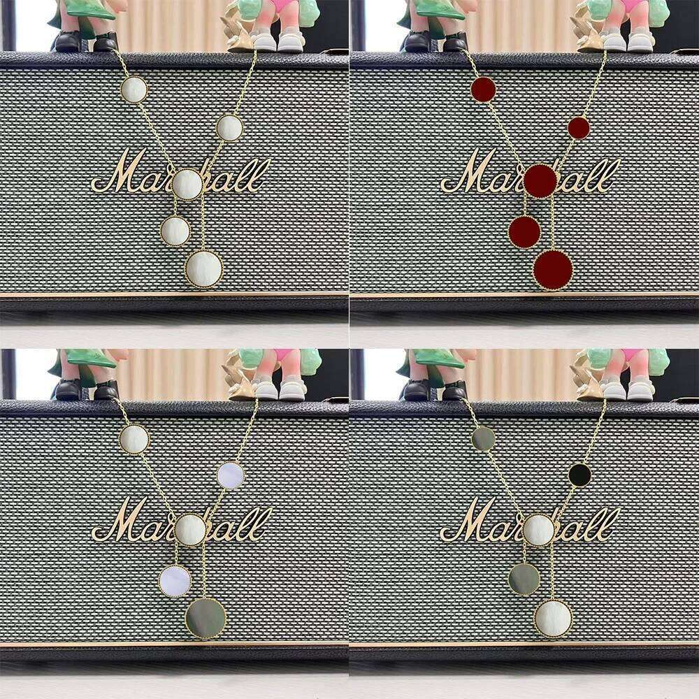 2025 New Sier Four-Leaf Clover Necklace Simple Design Party Fashion Personality Women's High-end Jewelry Gift