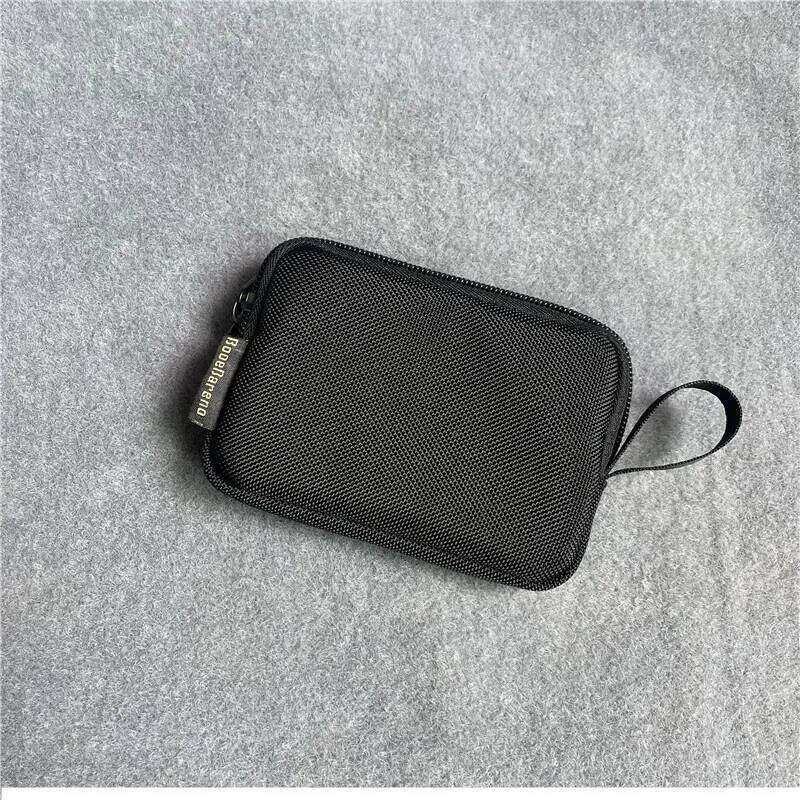 Simple Men's Oxford Short Wallet Student Zipper Purse Casual Youth Mini Clutch 2023 New Small Waist Bag