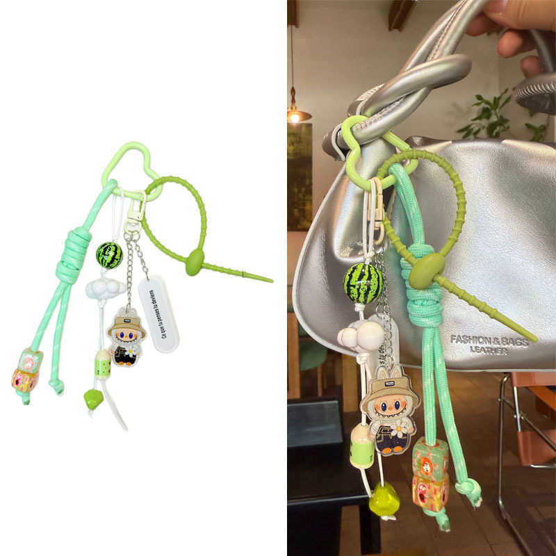 Bag Pendant Green Small Watermelon New Cloud Keychain 250715