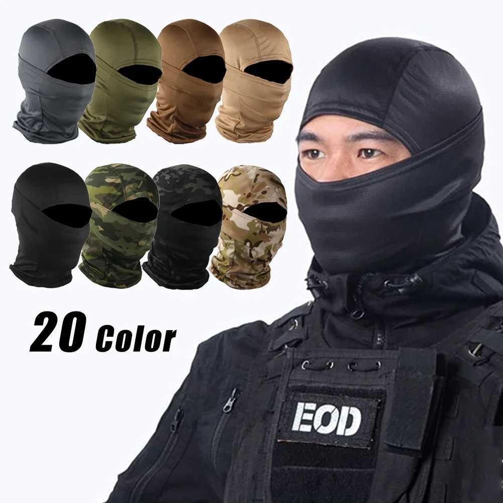 Camouflage Balaclava Full Face Scarf Ski Cycling Full Face Mask Cover Neck Head Warmer Sports Cap Helmet Liner Z250725