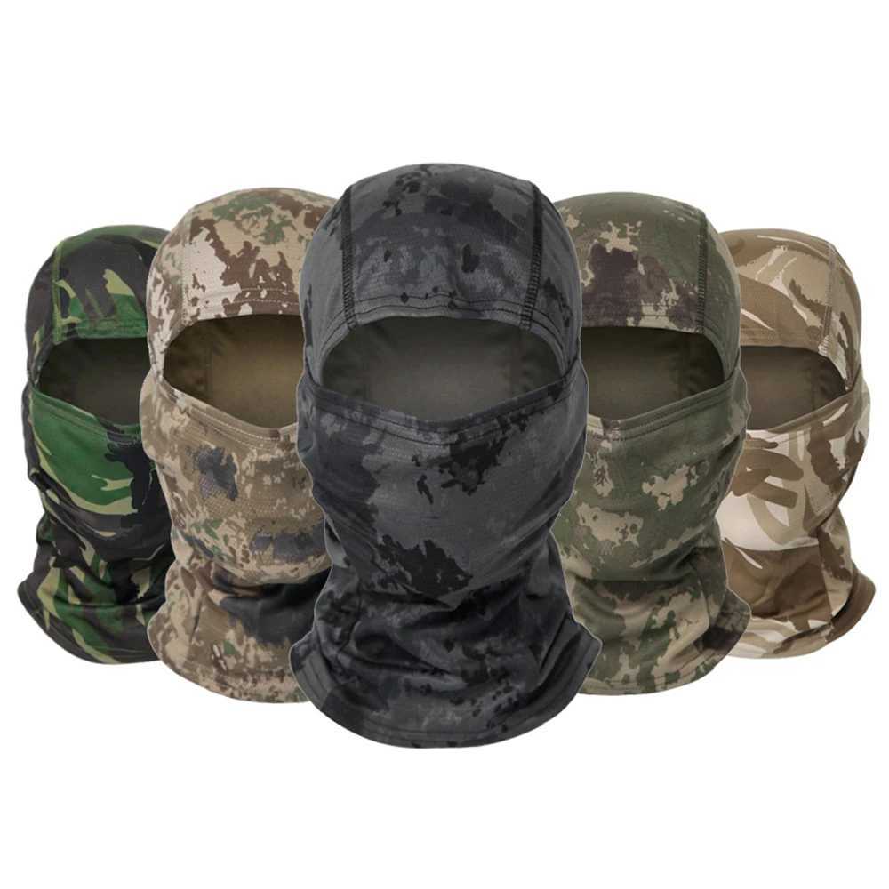 Unisex Sunscreen Breathable Camouflage Balaclava Mask Outdoor Sports Running Hiking Fishing Skiing Cycling Full Face Mask Z250725