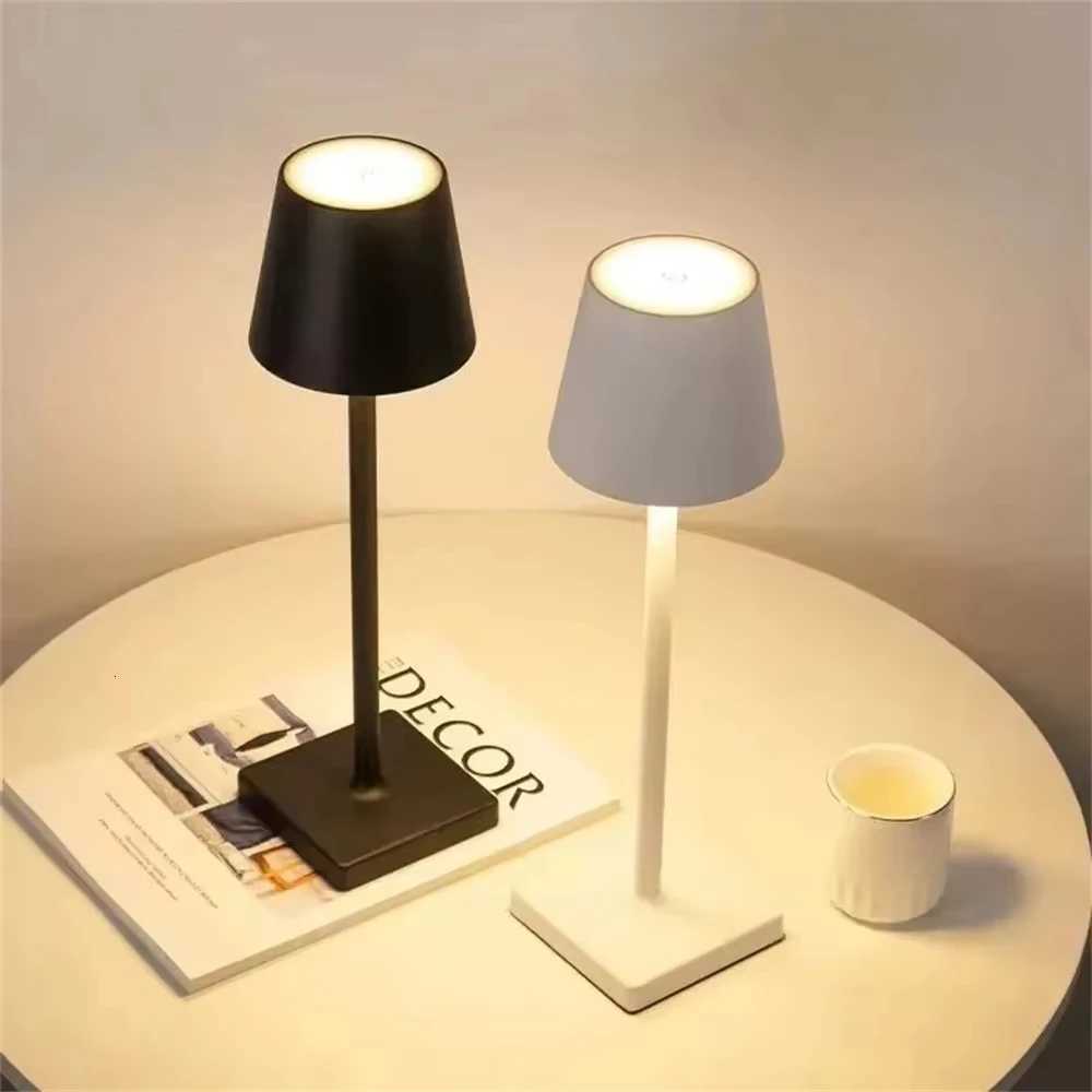 Wireless Led Desk Lamp Touch Night Light LED Table Lamps 3Levels Dimmable USB Rechargeable Touch Lamp For Room Study Office Bars XJ250725
