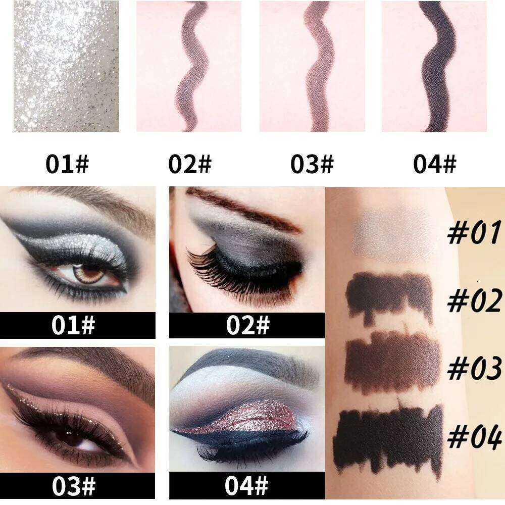 Tapered High Pigment Creamy texture Stick Sweat Proof Pencil Daily Makeup ltifunctional Eyeliner Gel Lip&Eyes Pen X250726