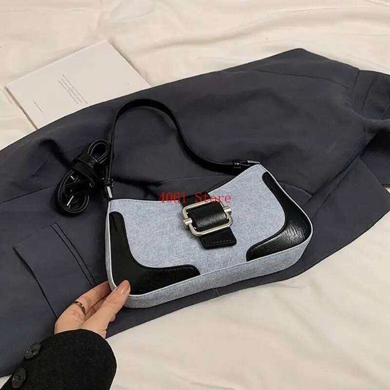 Fashion Shoulder Bag For Women PU Leather Crossbody Purse With Adjustable Strap