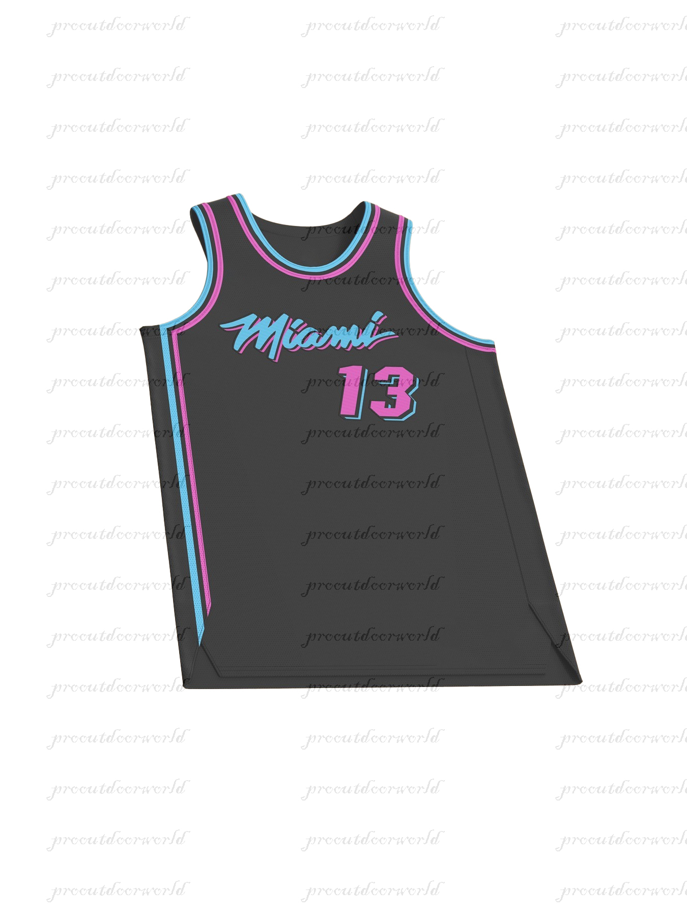 2025-26 City Edition Men's Black/White/Red Basketball Jeresys Custom Nom and Num Embroidery Tyler Herro Jaime Jaquez Jr. Butler Bam Adebayo