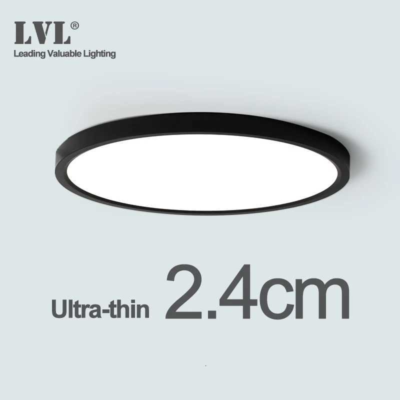 12W 18W 24W 32W 4000K Modern Black Shell LED Ceiling Light Surface Ceiling Lamp for Kitchen Bedroom BathroomXJ250725