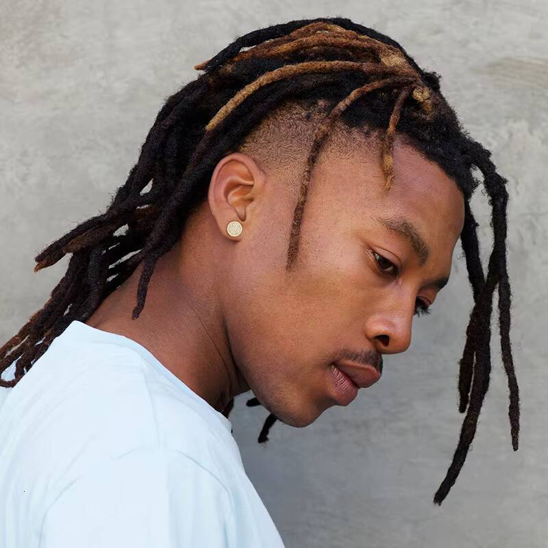 New Bling Moissanite Diamond Earring Round S925 Silver Stud Earrings Hip Hop CLuster Earring for Women Men Hip Hop