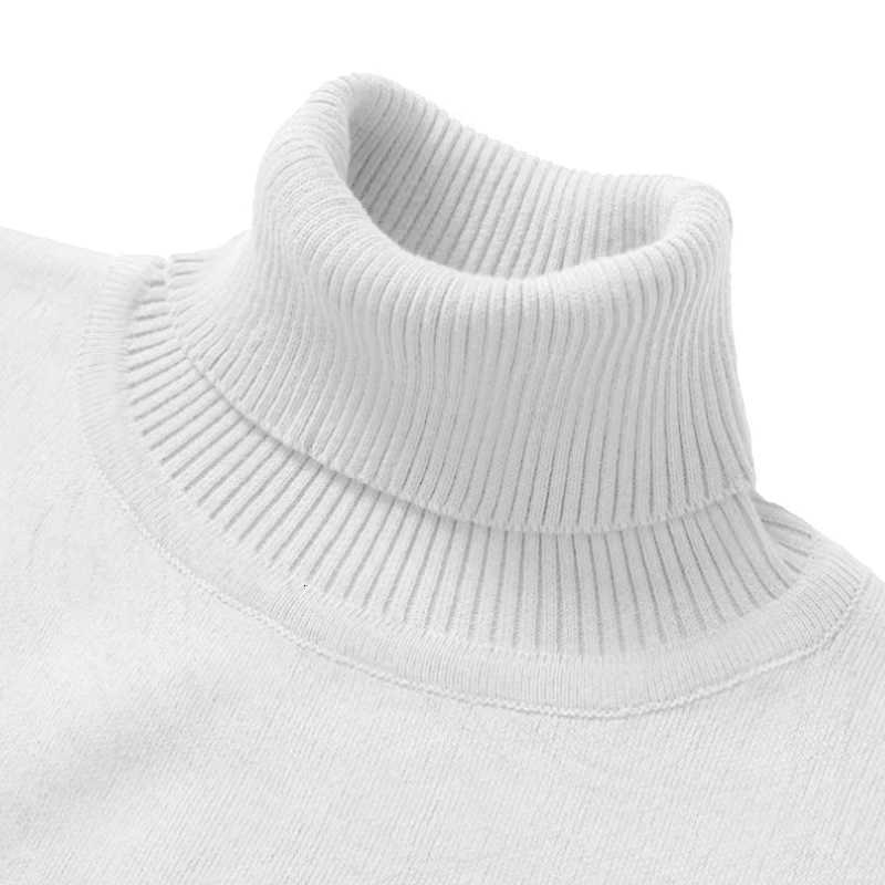 Autumn Mens Knitted Turtleneck Sweater New Solid Color Warm Streetwear Winter Vintage Lightweight Sweater Black Gray Tops Z250725