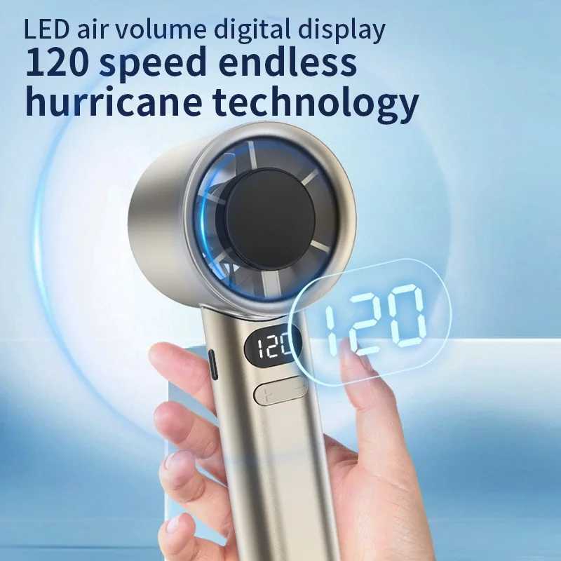 2025 New Portable Hand 120 Wind Speeds Mini Handheld USB Rechargeable Personal Highspeed Fans Electric Eyelash Fan R250725