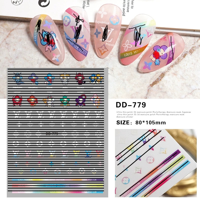 Trendy Light Luxury Nail Stickers with Versatile Design & Small Fragrance by Big Brand