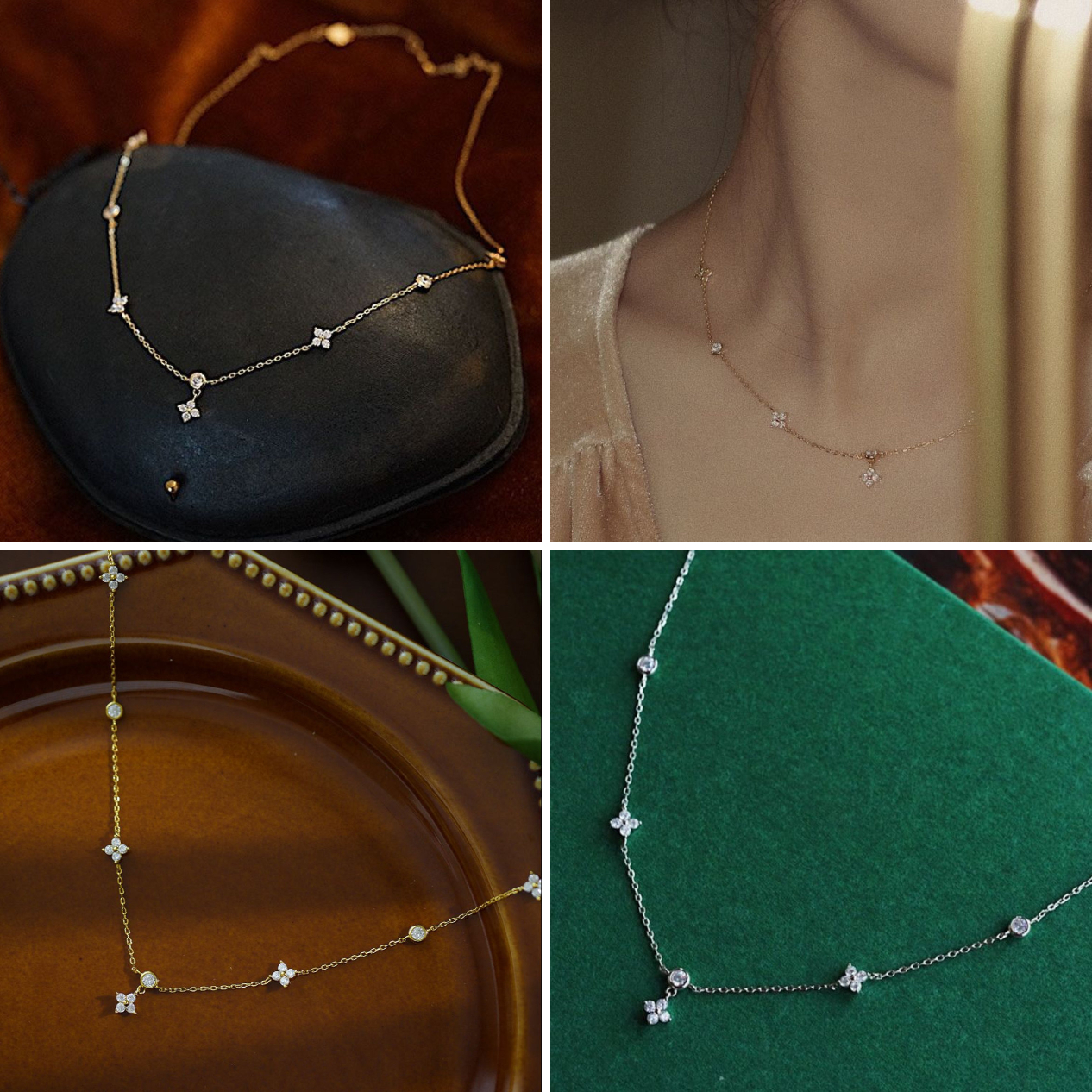 necklaces designer jewlery designer for women luxury necklace 925 sterling silver jewelry Gold Plated Chain Style women necklace gold friendship necklace gifts