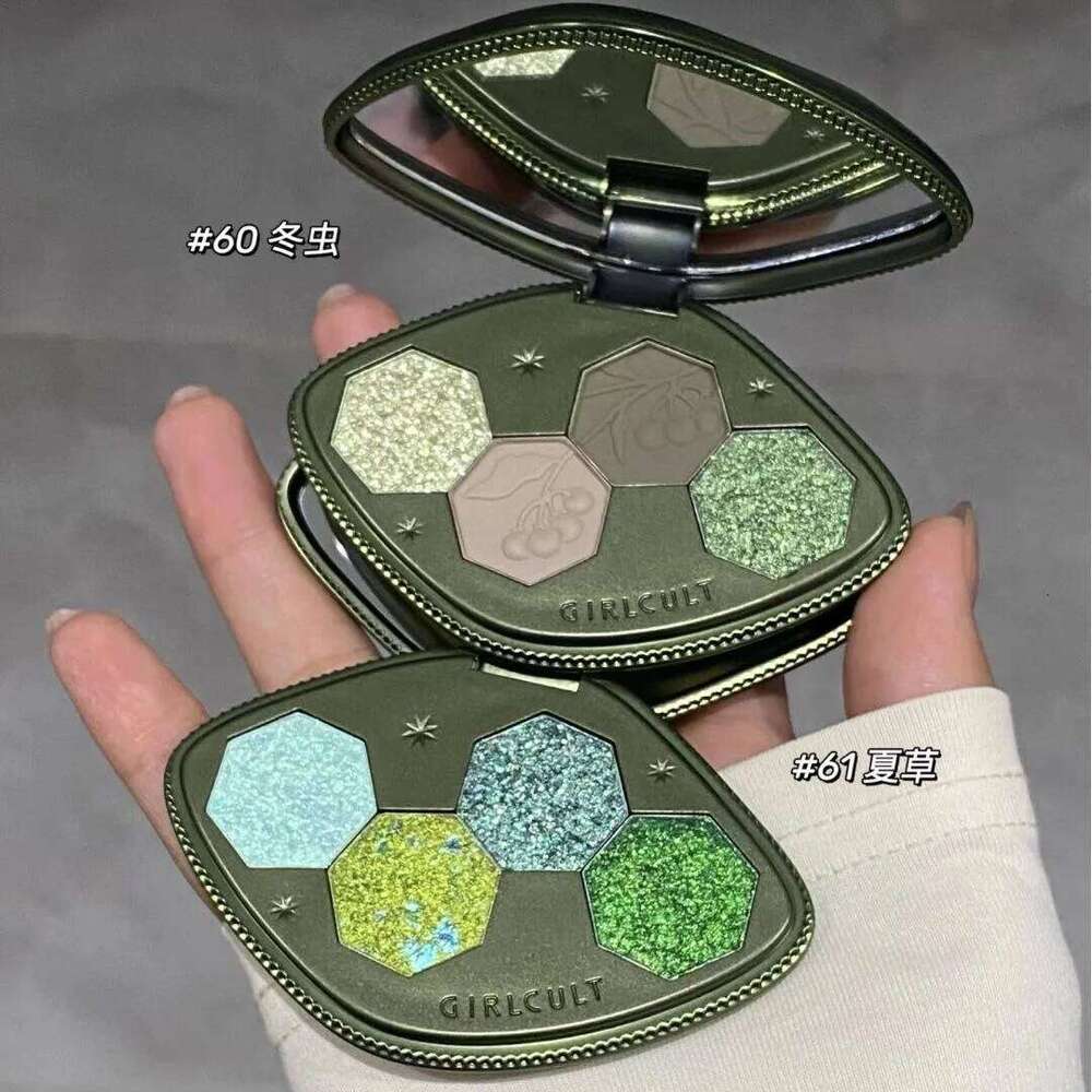Girlcult Eyeshadow Palette Subtle ple Colour Chameleon Gliter For Eyes Matte Shimmer Glitter Pressed Highly Pigmented Powder