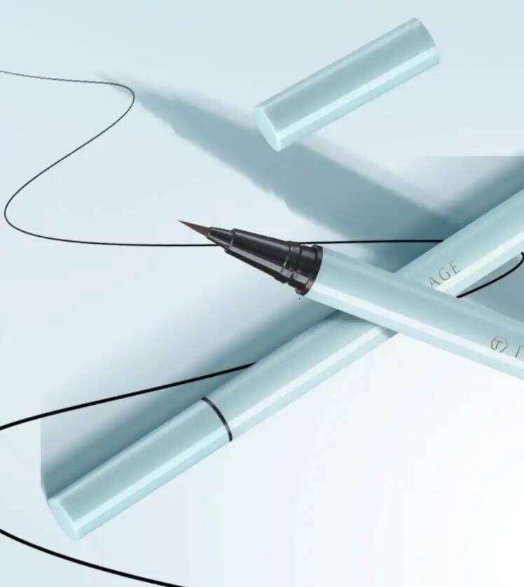 TIMAGE Black Fluid Liquid Eyeliner Long Lasting Waterproof And Does Not Sdge Super Fine Eye Liner Pen