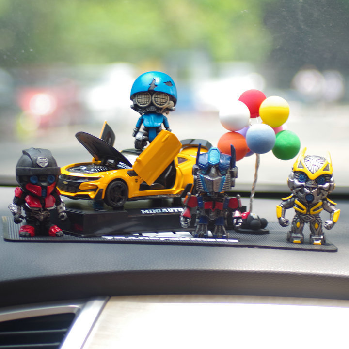 Transformers 5 Prime Car Figurine Ornament Car Interior Decoration High-end Mens Personality 250726