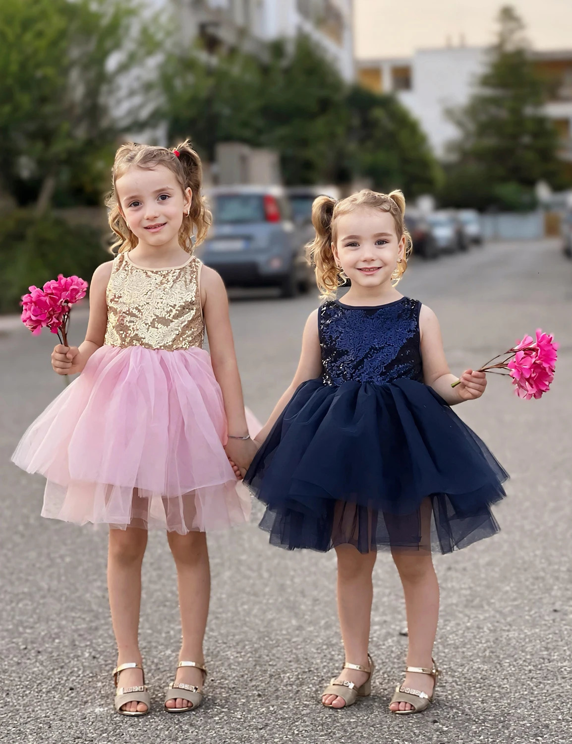 Baby Girls Christmas Sequins Tutu Dress Sleeveless Kids Princess Birthday Dresses Size 3 Months 4 Years 250725