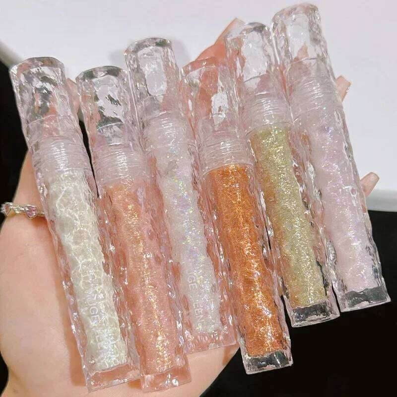 Liquid Glitter Eye Shadow Broken Dia Sequins Eyeliner Pearlescent Fine Flash Lying Silkworm Brightening Highlight Eyeshadow