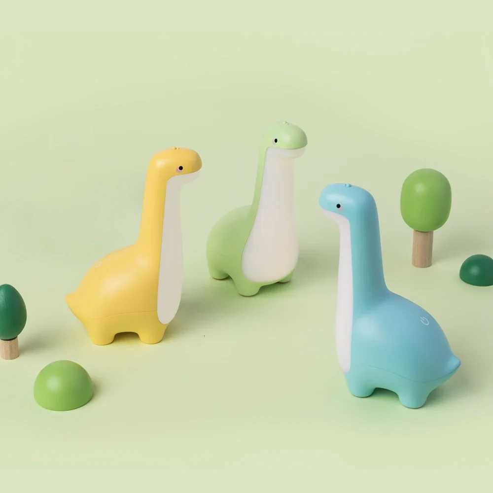 Dinosaur Night Light Cute Childrens Night Light Eye Protection Bedside Timing Lamp USB Charging Room Decoration Childrens Gift XJ250725