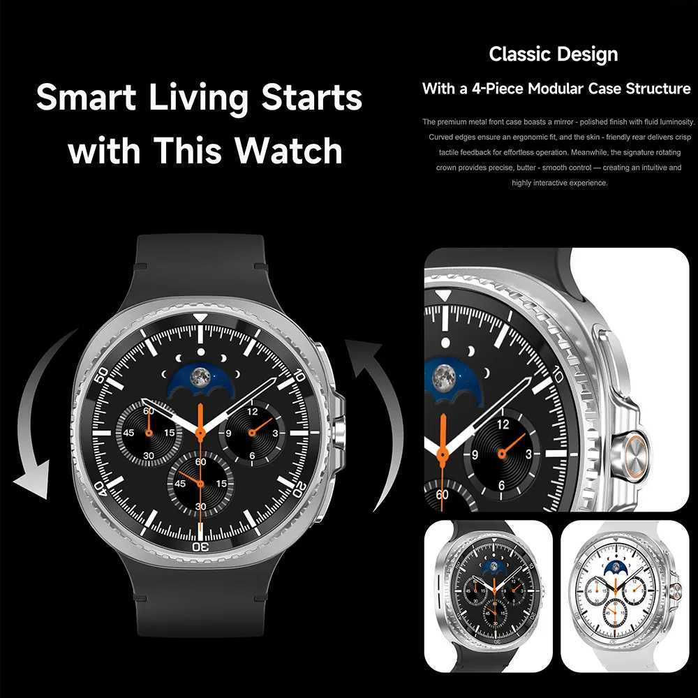 2025 New Galaxy Watch 8 tra Smart Watch Men GPS NFC 3ATM Waterproof 1.43 AMOLED Fitness Sport Tracker Health Start SmartWatch X250726