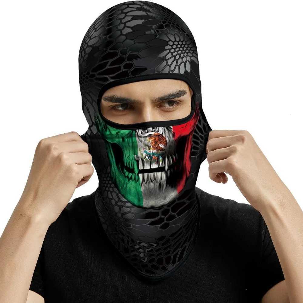 3D Balaclava Ski Mask Motorcycle Full Face Mask Outdoor Hood Headwear s Skull Mask Men Women for Halloween Z250725