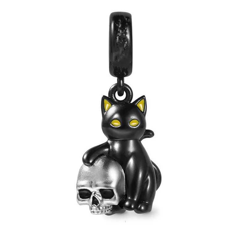 MINISO Hot Sale DIY Making Skull Sally Skull Jack Skull Dangle Charm Bead Fit Original Silver 925 Bracelet Jewelry XJ250726