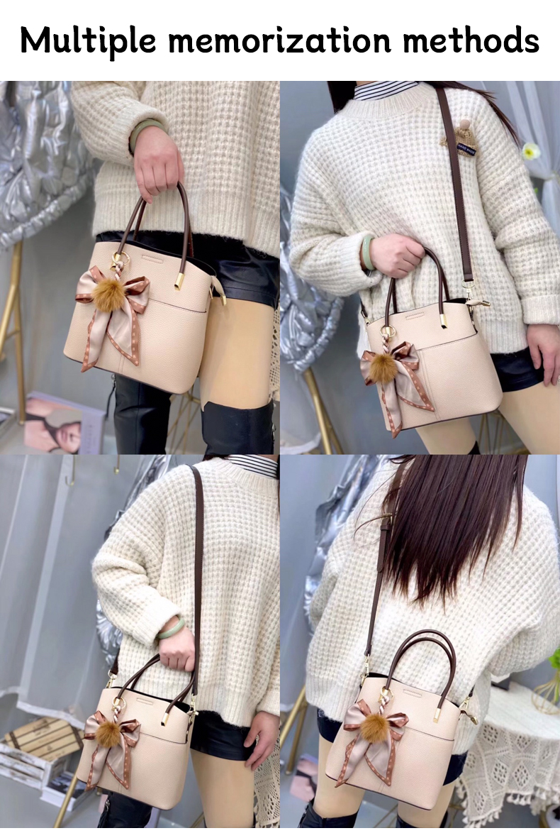 Totes The bucket women's bag is a versatile, stylish and high-end casual crossbody handbag