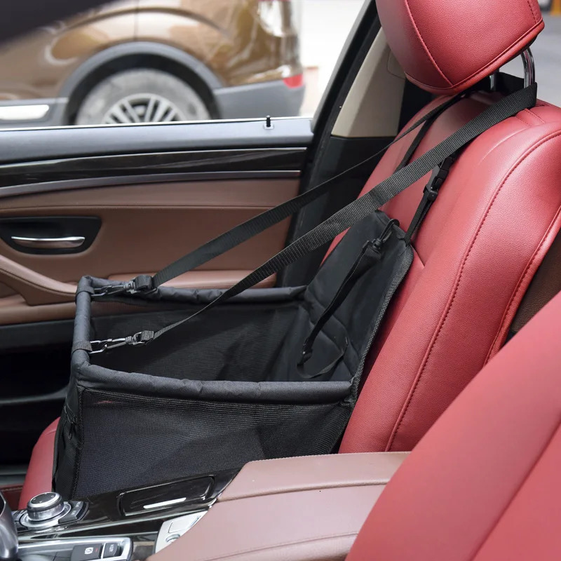 Pet Dog Car Seat Bag Waterproof Basket Folding Hammock Pet Carriers Bag For Small Cat Dogs Safety Travelling Mesh 250715