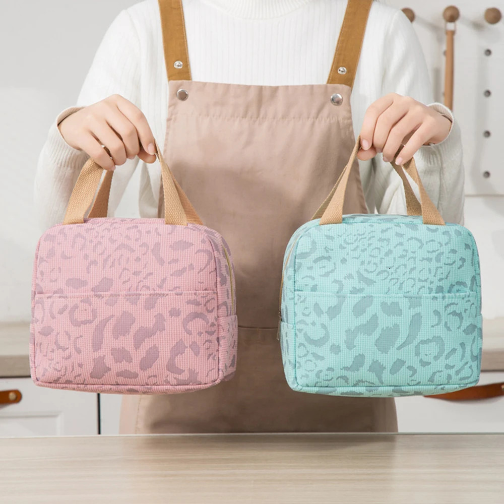 Food Thermal Insulated Bag School Lunch Box Bags Picnic Bag For Couples Unisex Portable Food Storage Student Lunch Bag 250723