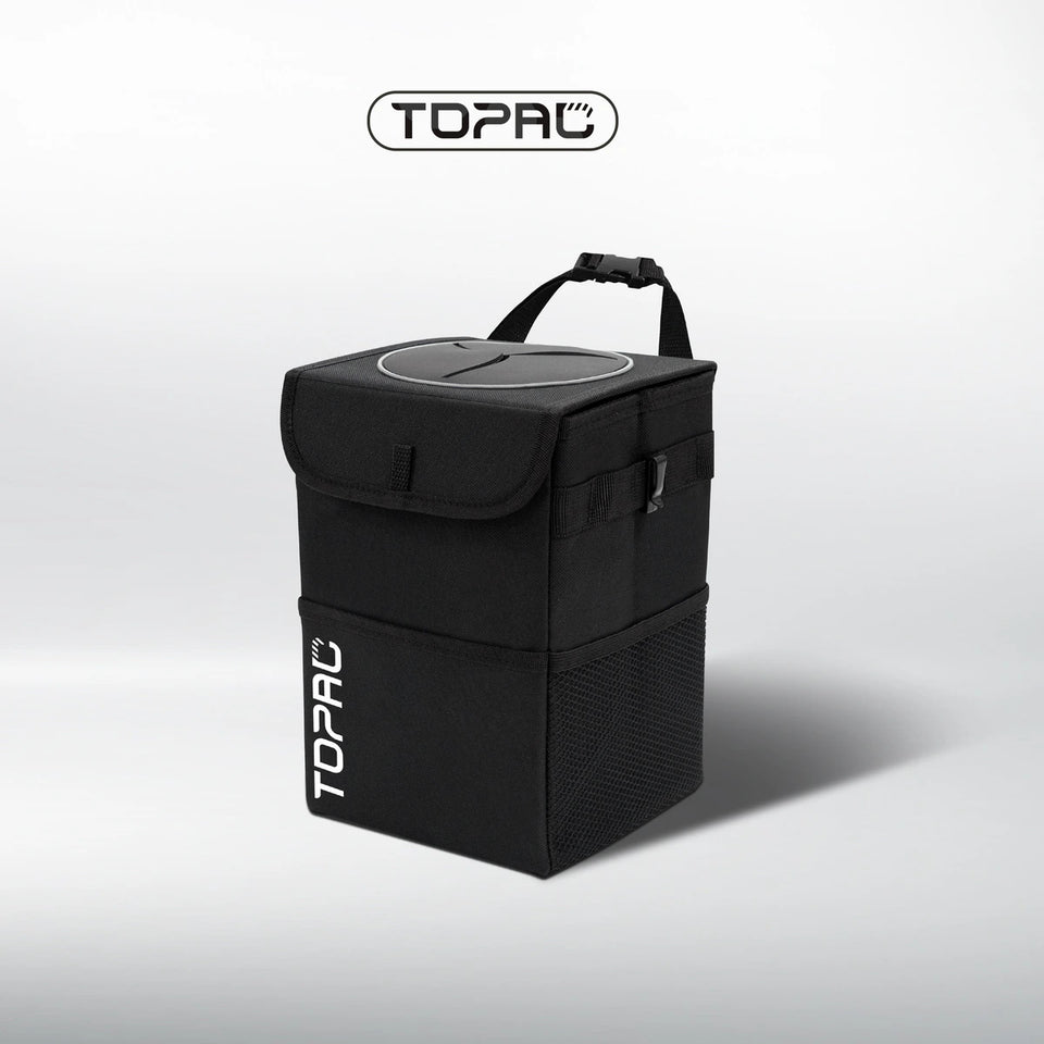 ecofriendly reusable car trash can for organized rides