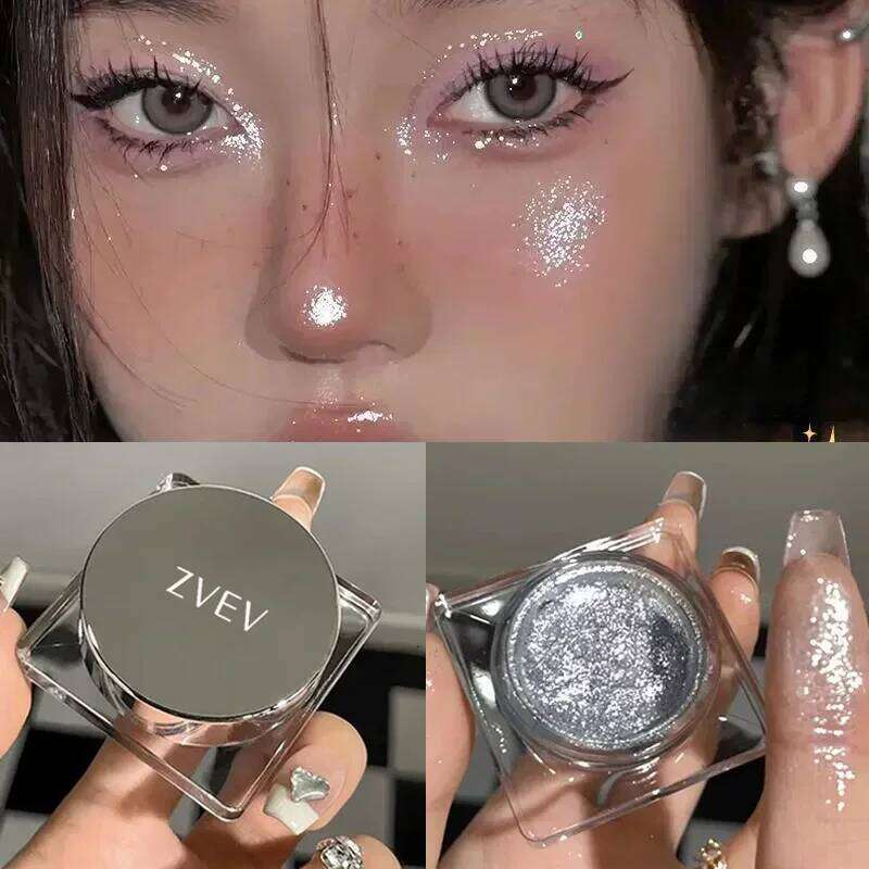 Shining Dia Polarized Highlighter Gel Lasting Metallic Brighten Eyes Liquid High Gloss Eyeshadow Makeup X250726
