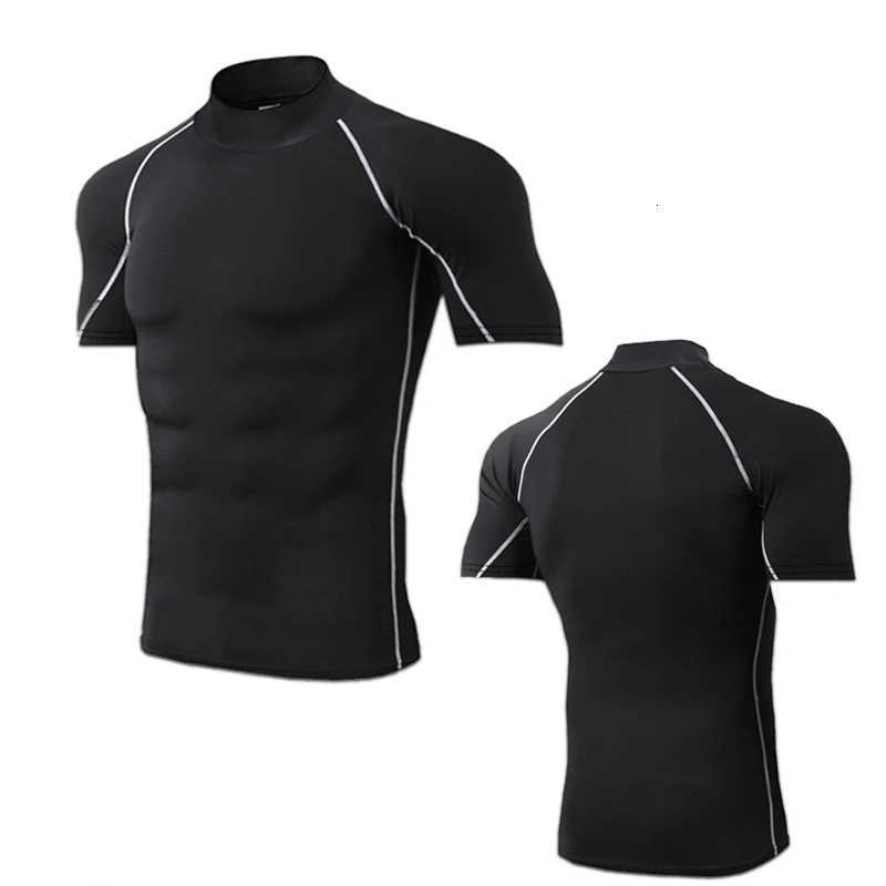 Compression T-Shirt Men Bodybuilding Sportswear Short Sleeve Quick Dry Workout Shirts Sport Tops Tee Gym Running T-shirt Men Z250725