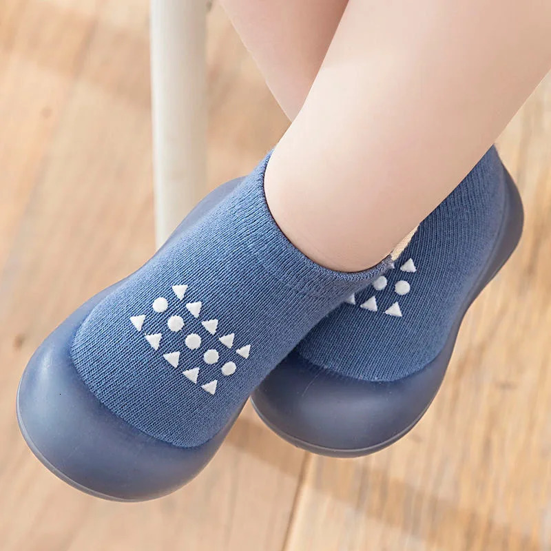Summer Combed Cotton AntiSlip and Breathable Childrens Soft Sole Shoes Baby Walking Mesh Faced Floor Socks 250725