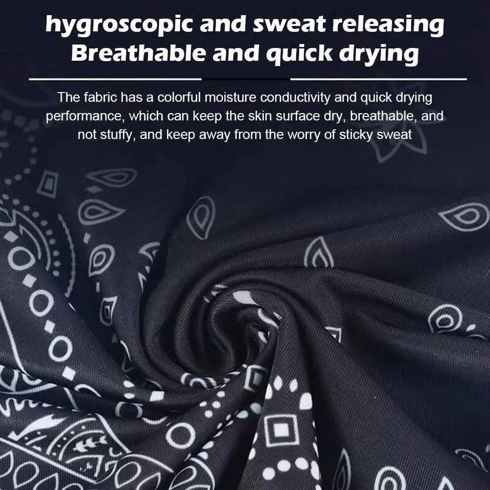 Fashion Punk Sunscreen Mask For Men Women Summer Face Neck UV Protection Ear Scarf Hip Hop Outdoor Sports Cycling Bandana Scarfs Z250725