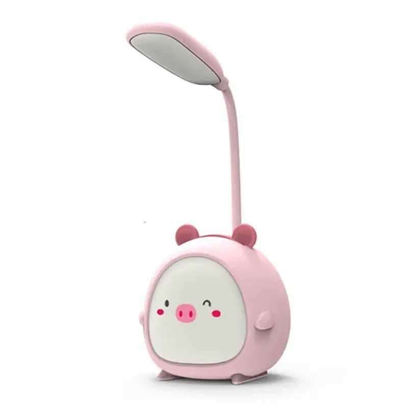 LED Cute Animal Small Table Lamp Adjustable Night Light Bedroom Bedside Lamp Eye Protection Reading Lamp Childrens Sleep Lamp XJ250725