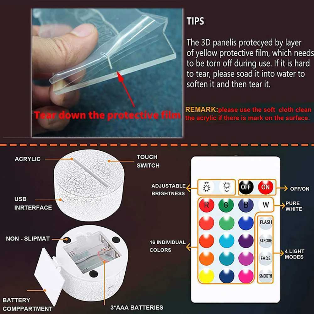 Romantic Love Led Night Lamp Heart-Shaped Night Light Room Decor Desk Ornament 3d Lamp Birthday Present Girlfriend Lovers Gift XJ250725