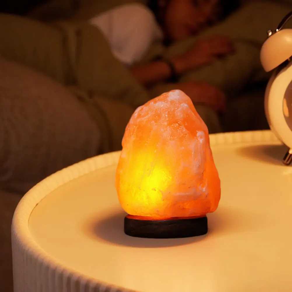 Himalayan Salt Lamp Crystal Salt Rock Lamp with Base Crystal Salt Light LED Ambient Lamp Home Bedroom Decoration XJ250725