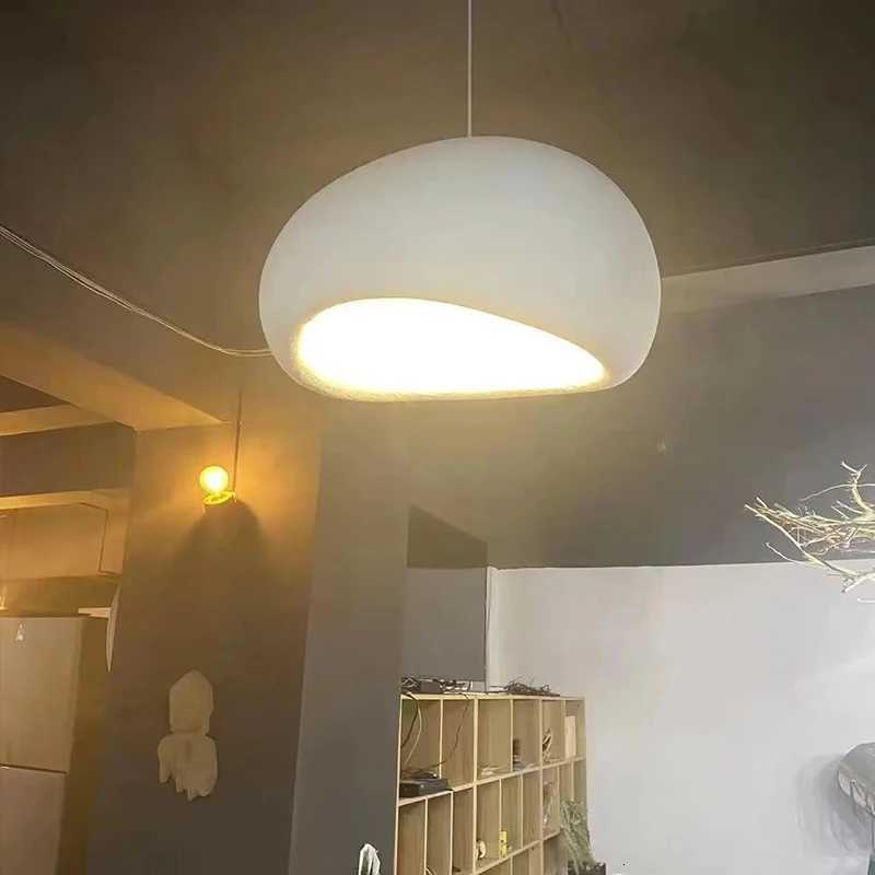 Modern Handmade Wabi Sabi E27 Ceiling Chandelier Lustre Home Decor Interior Restaurant Pendant Light Living Room Bedroom Fixture XJ250725