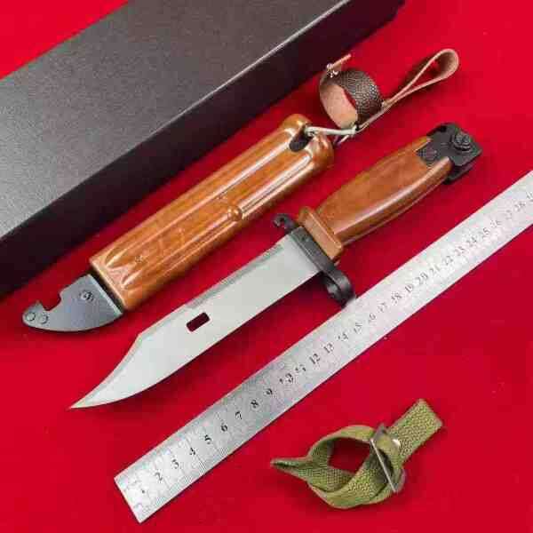Made in the USA Soviet AKM bayonets Portable Pocket Knife for Hiking Gift for Men