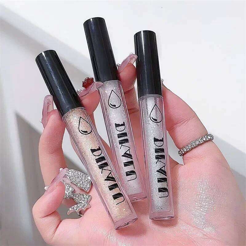 Dia Sequins Liquid Glitter Eyeshadow Shiny Metallic Eyeliner Pen Shimmer Waterproof Pearly Eye Makeup Beauty Party Cosmetics X250726