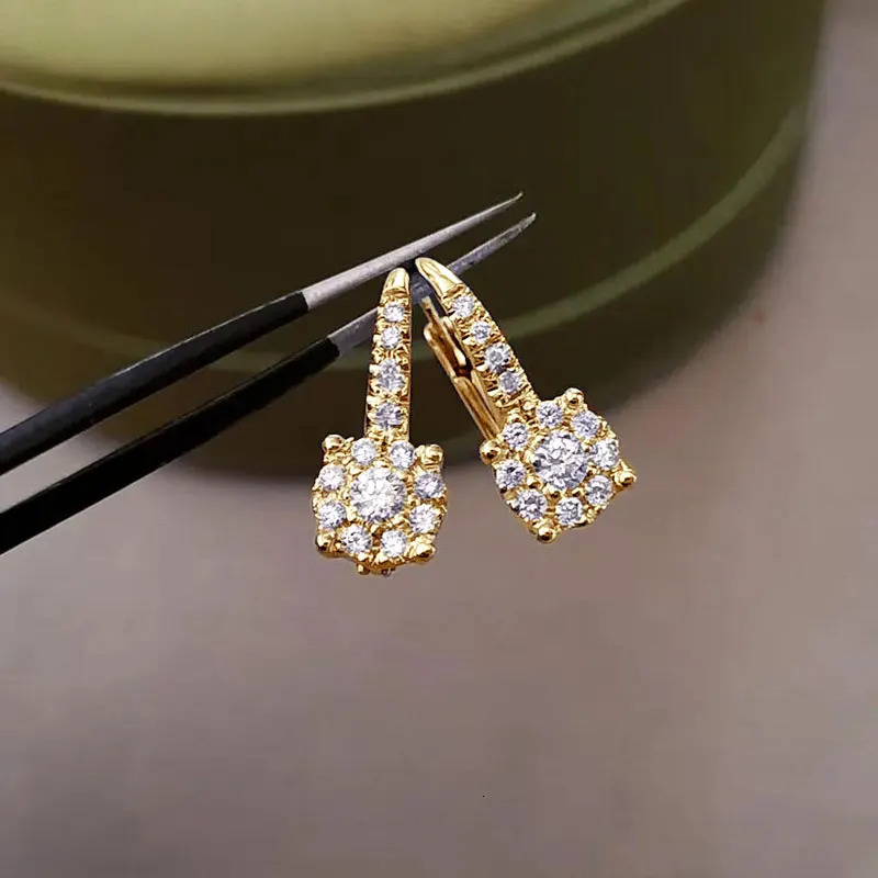 2025 AINUOSHI Earrings for women 4mm 2mm 17mm 15mm Round Classic Surround Stone Clip Real 925 silver Gift 250715