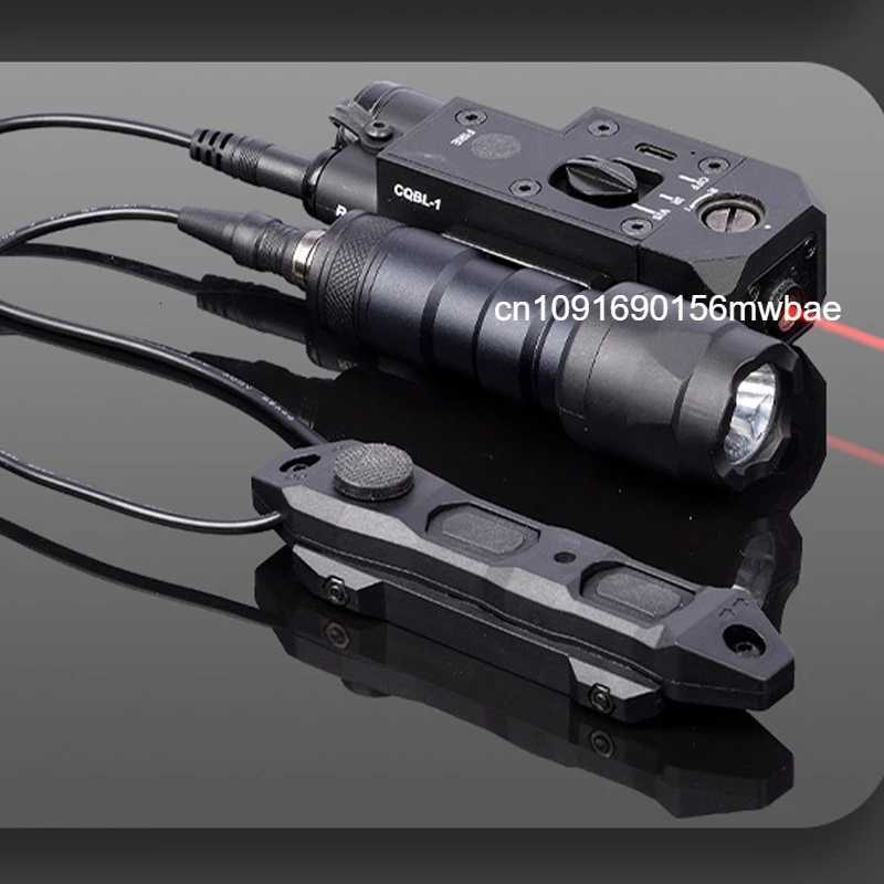 1 Indicator Weapon Gun Light Combo Red Green Dot Tactical SF M300A M600C LED Flashlight Hunting Airsoft Scout Fit 20mm Rail W250722