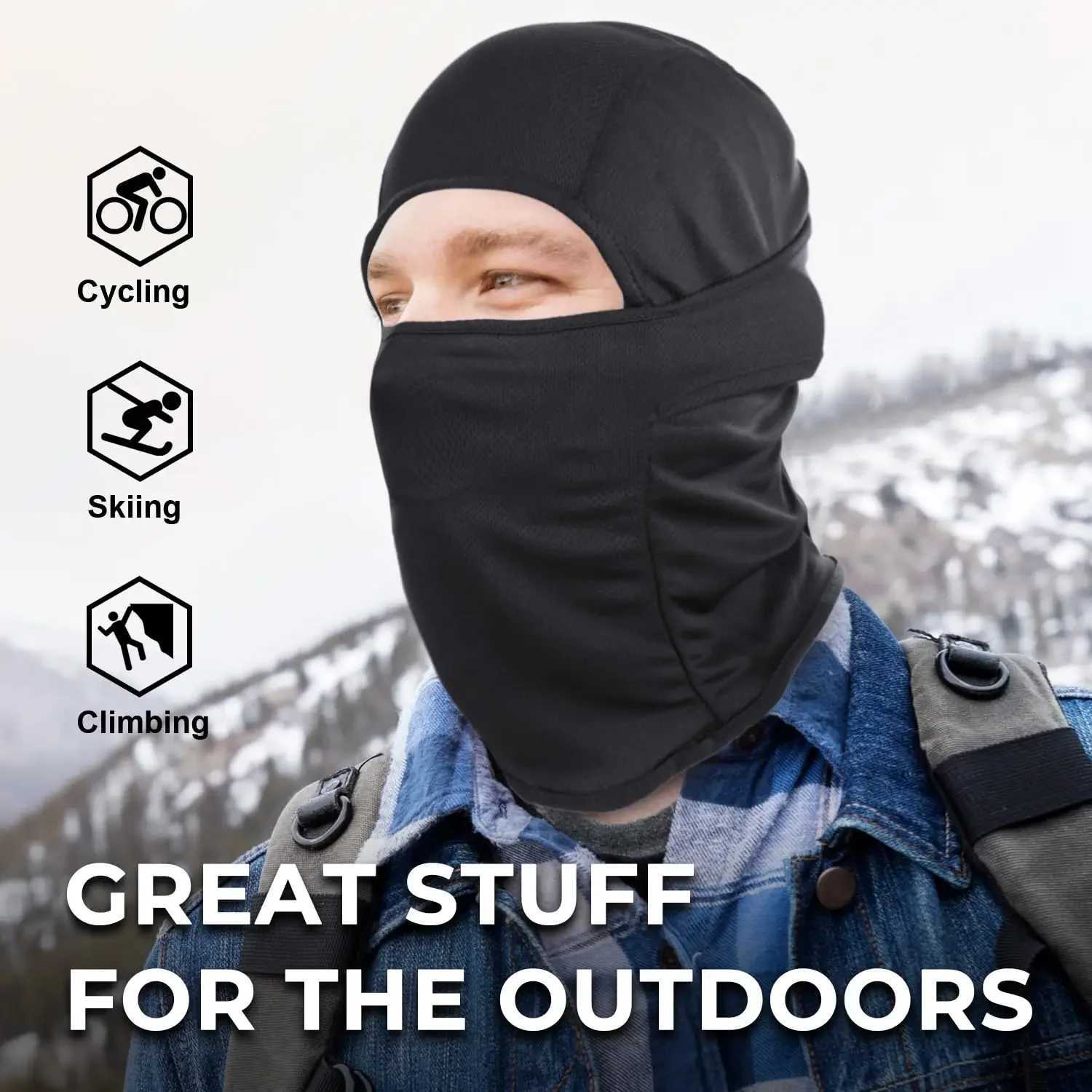 Balaclava Ski Mask Full Face Cover for Men and Women Breathable Full Face Mask for Skiing Outdoor Sports Z250725