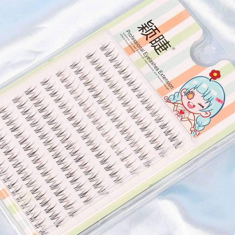 DIY Wispy False 10-12mm Little Devil Lash extenstion Cosplay maga Eyelashes for Daily Party Traveling Makeups X250725