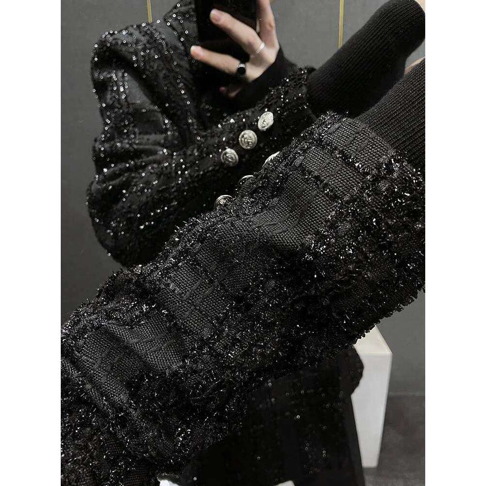 Fashion High-End Sequined Suit Jacket Fall Winter Trendy Male Handsome Fried Street Loose Long Sleeve Men's Blazers